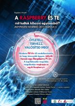 Raspberry kreatív plakát