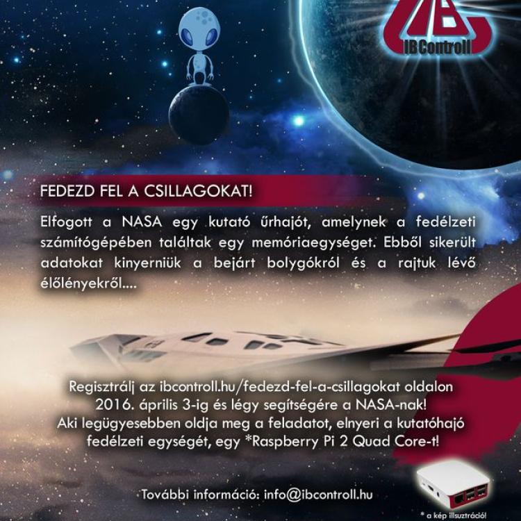 Fedezd fel a csillagokat plakát